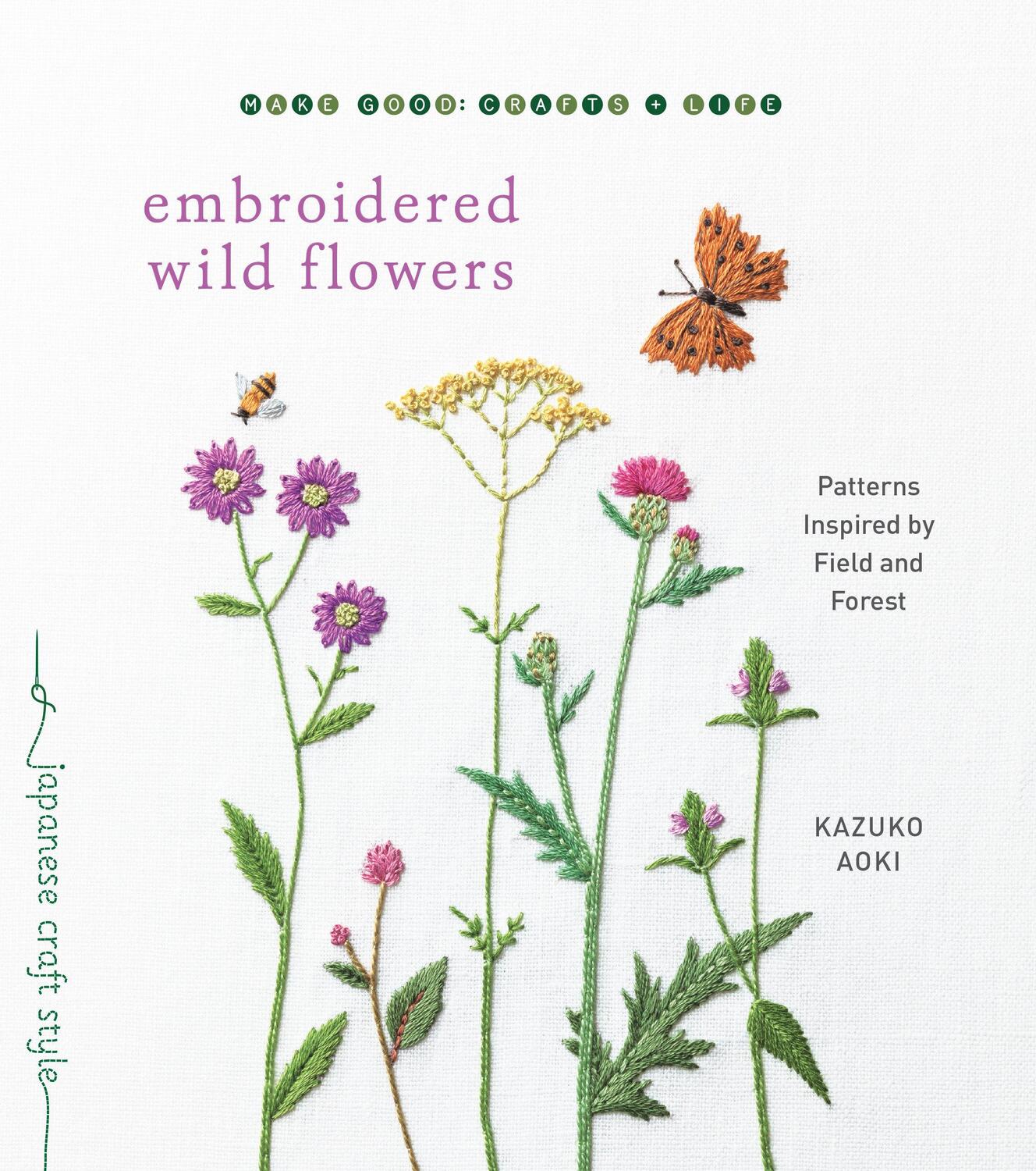 Cover: 9781611808018 | Embroidered Wild Flowers | Patterns Inspired by Field and Forest