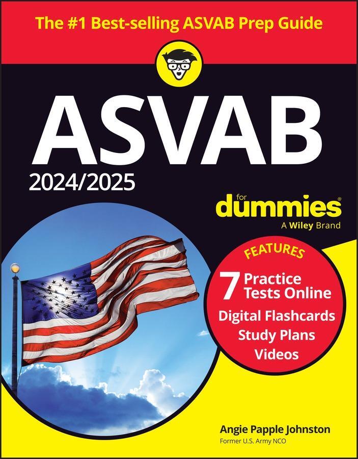 Cover: 9781394241187 | 2024/2025 ASVAB For Dummies | Angie Papple Johnston | Taschenbuch