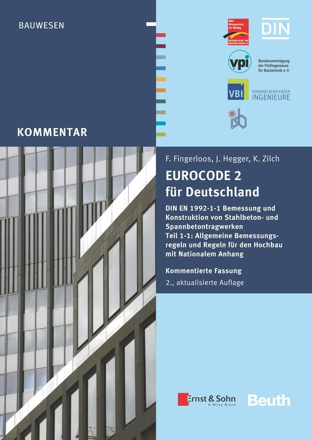 Cover: 9783433031773 | Eurocode 2 für Deutschland. Kommentierte Fassung | V. | Bundle | 2016