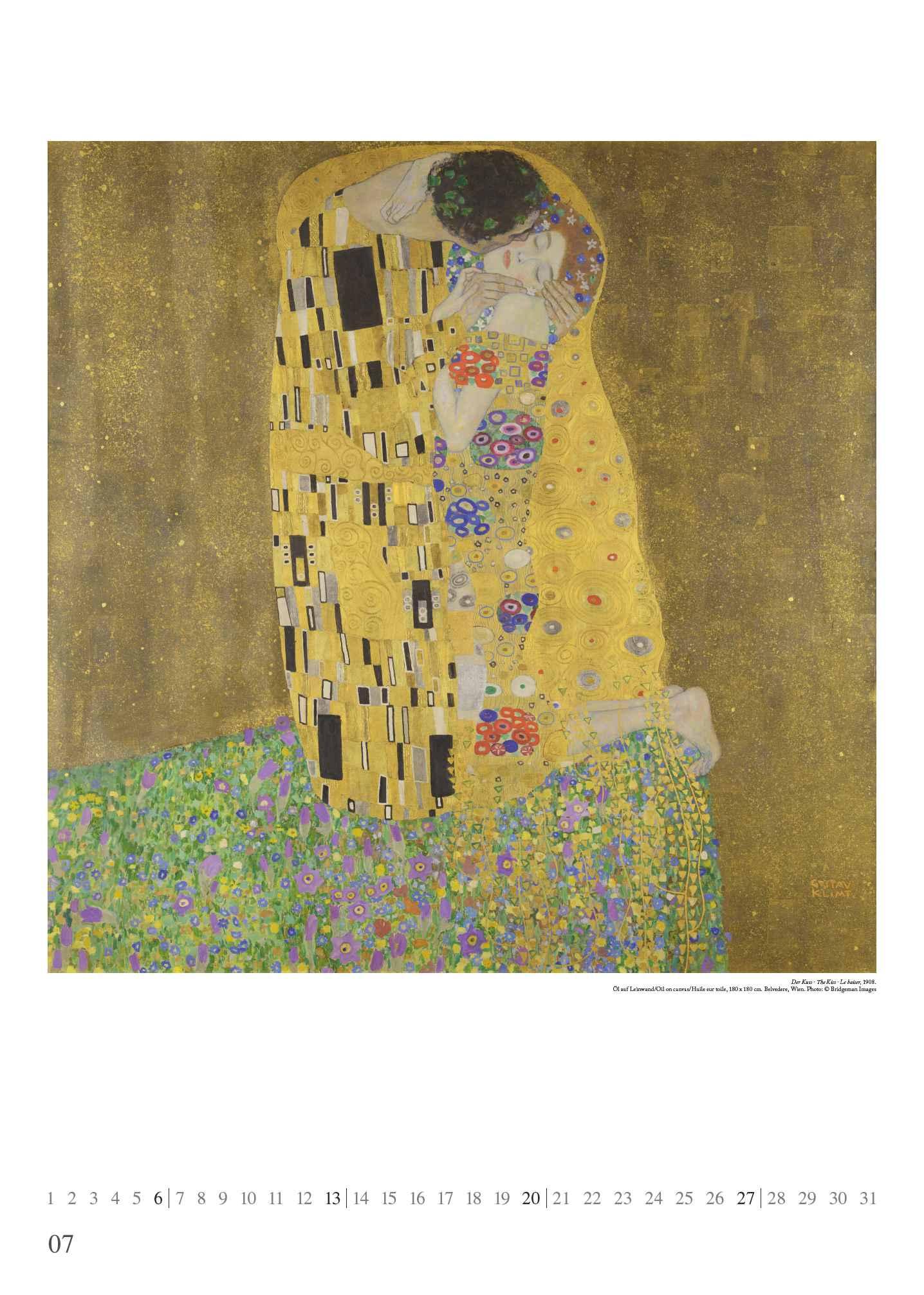 Bild: 4250809653327 | Gustav Klimt 2025 - Kunst-Kalender - Poster-Kalender - 50x70 | 28 S.