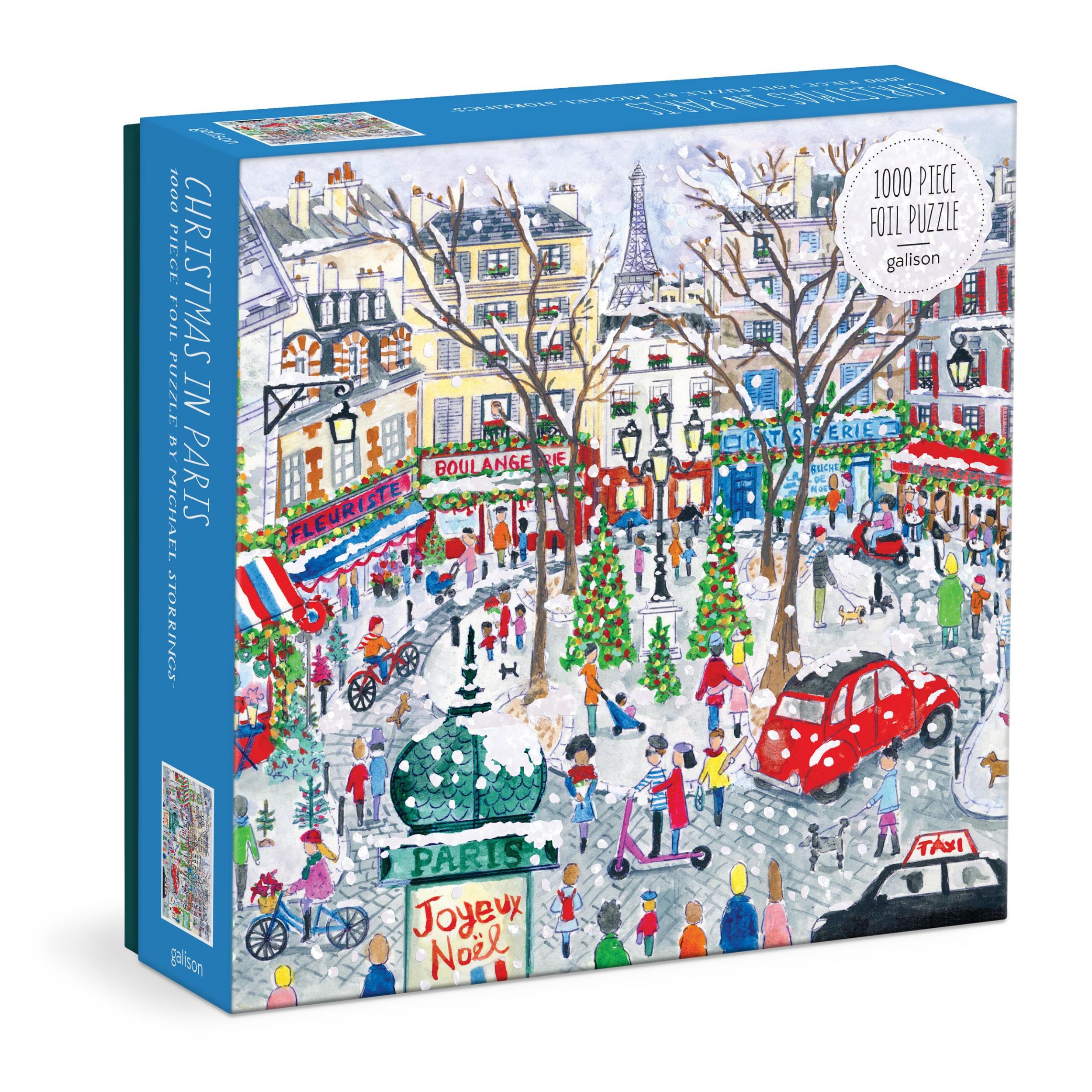 Cover: 9780735380547 | Michael Storrings Christmas in Paris. 1000 Piece Foil Puzzle | Spiel