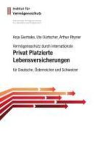 Cover: 9783848231119 | Privat Platzierte Lebensversicherungen | Anja Gierhake (u. a.) | Buch