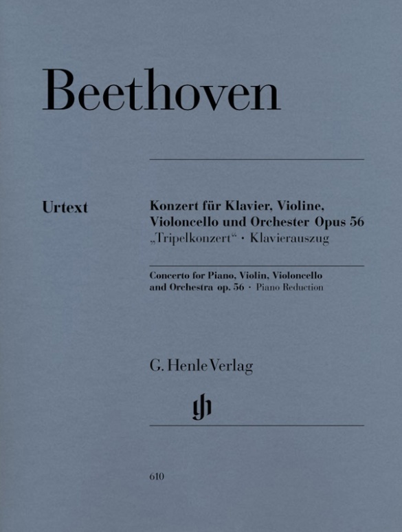 Cover: 9790201806105 | Beethoven, Ludwig van - Konzert C-dur op. 56 für Klavier, Violine...