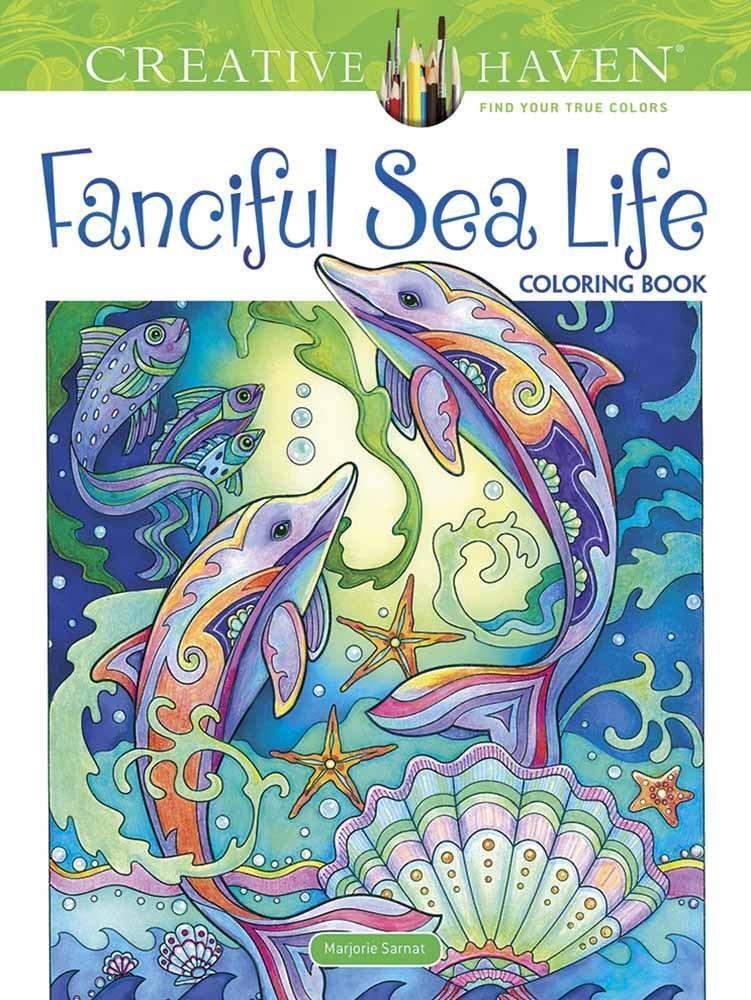 Cover: 9780486818580 | Creative Haven Fanciful Sea Life Coloring Book | Marjorie Sarnat