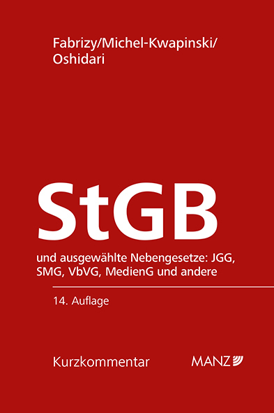 Cover: 9783214186111 | Strafgesetzbuch StGB | und ausgewählte Nebengesetze | Fabrizy (u. a.)