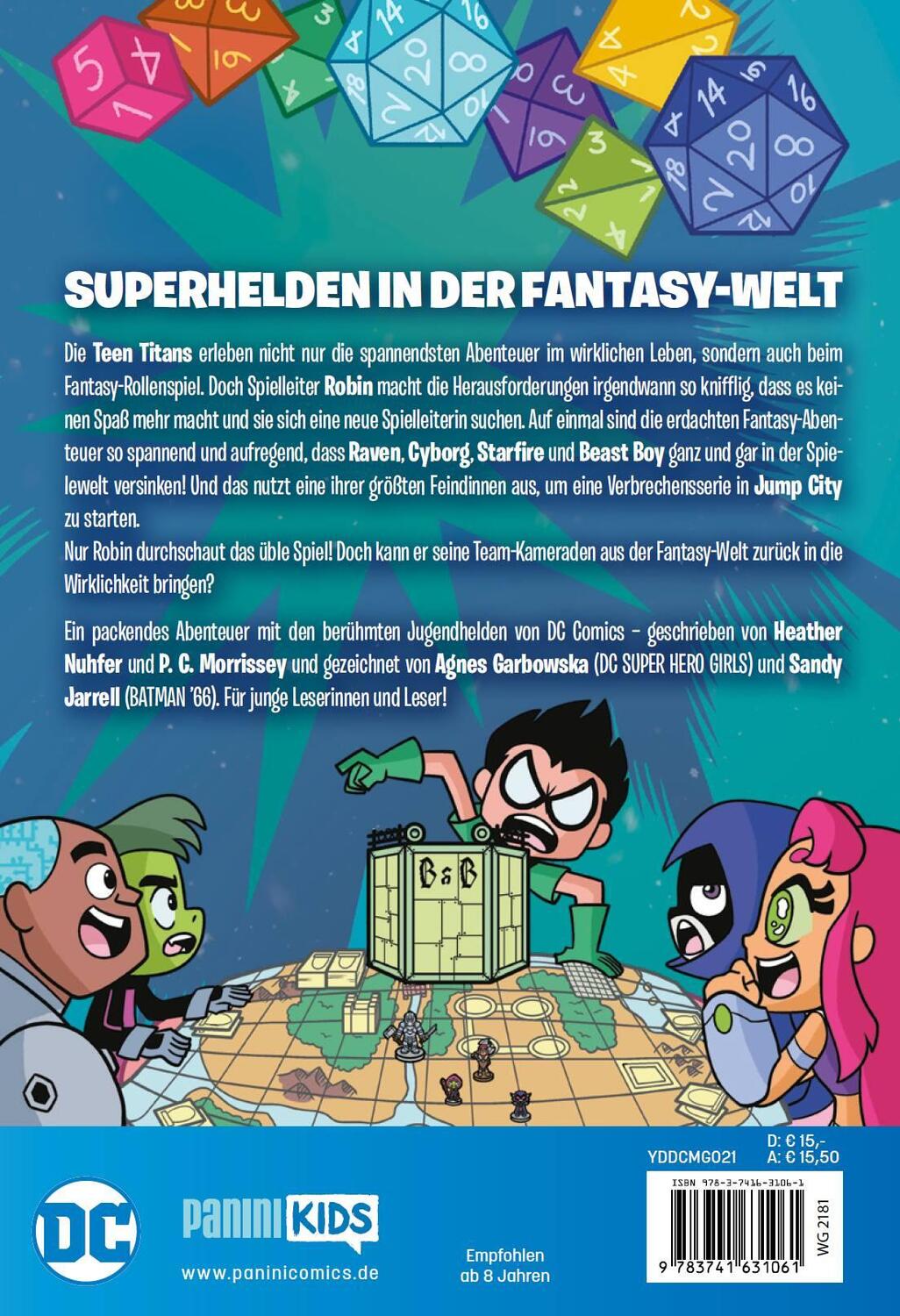 Rückseite: 9783741631061 | Teen Titans Go! Das Verwirrspiel | P. C. Morrissey (u. a.) | Buch