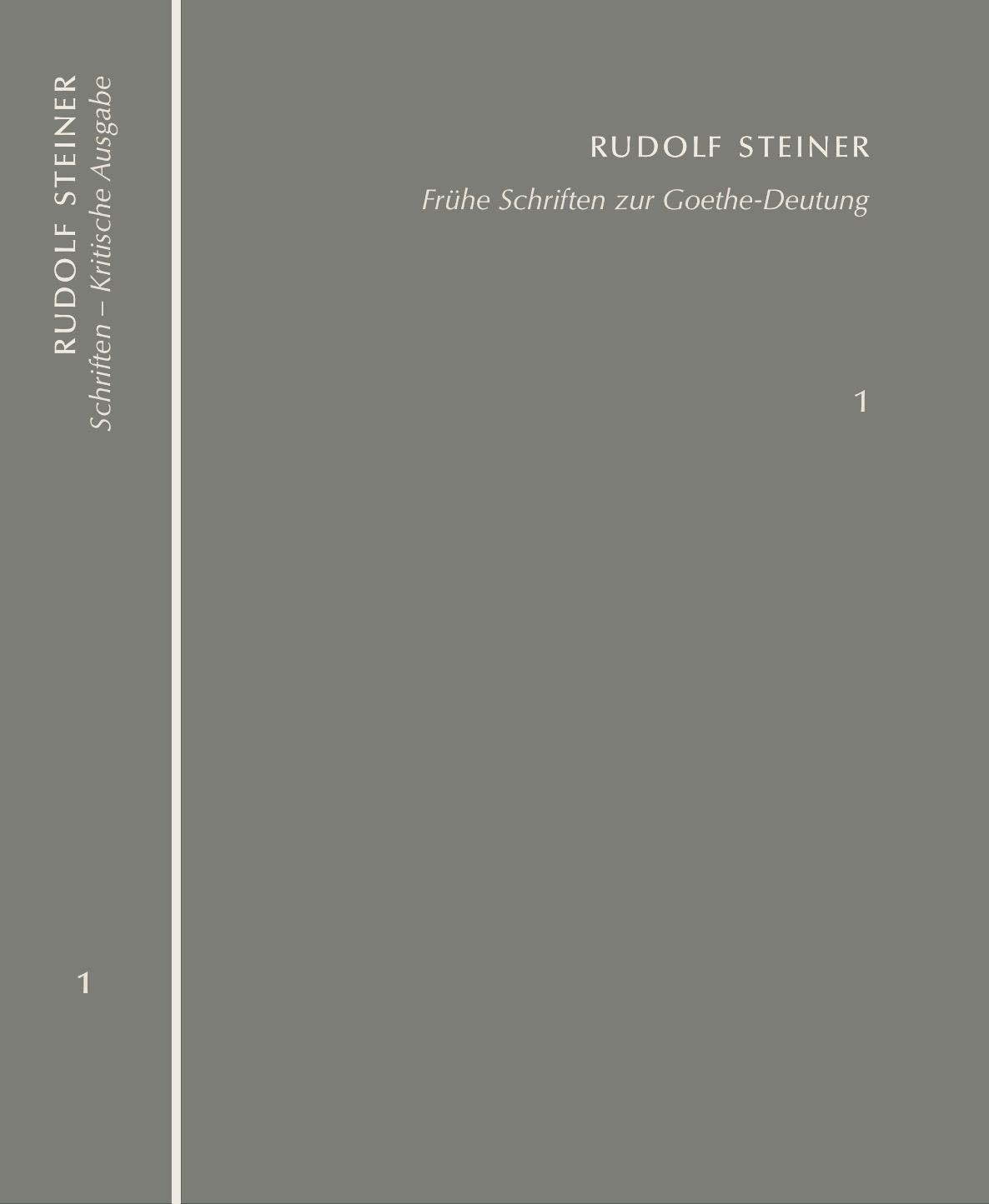 Cover: 9783727458019 | Frühe Schriften zur Goethe-Deutung. Grundlinien einer...