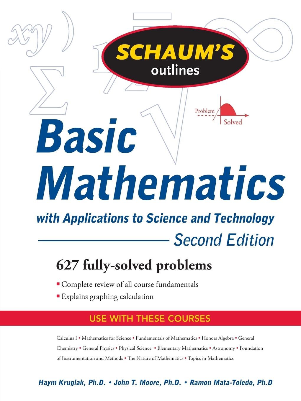 Cover: 9780071611596 | Schaum's Outline of Basic Mathematics with Applications to Science...