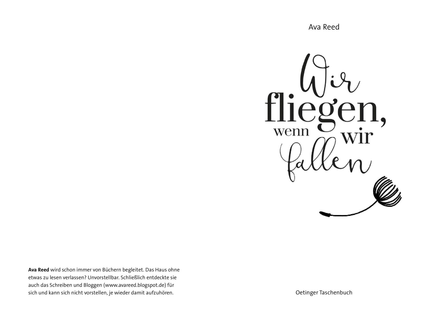 Bild: 9783841505422 | Wir fliegen, wenn wir fallen | Ava Reed | Taschenbuch | ENGLBR | 2018