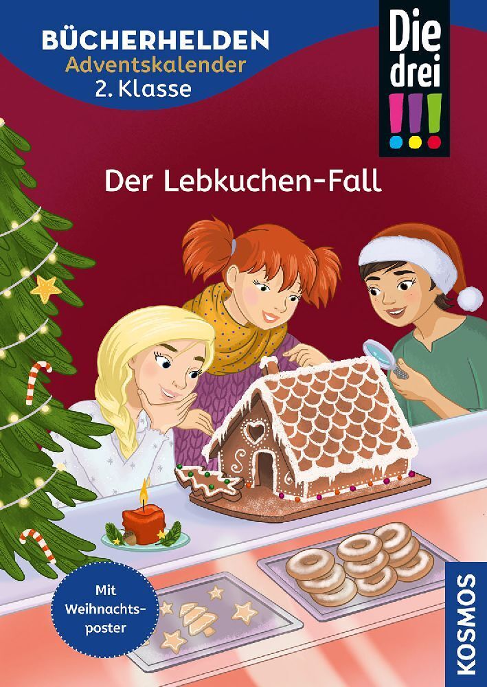 Cover: 9783440179482 | Die drei !!!, Bücherhelden 2. Klasse, Adventskalender, Der...