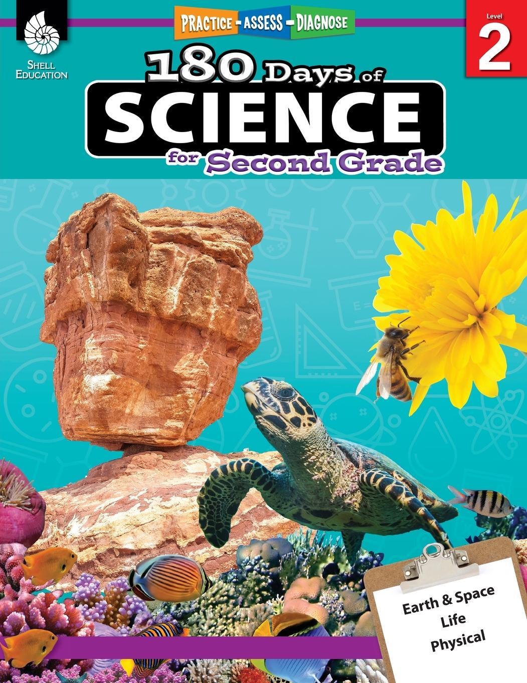 Cover: 9781425814083 | 180 Days of Science for Second Grade | Practice, Assess, Diagnose