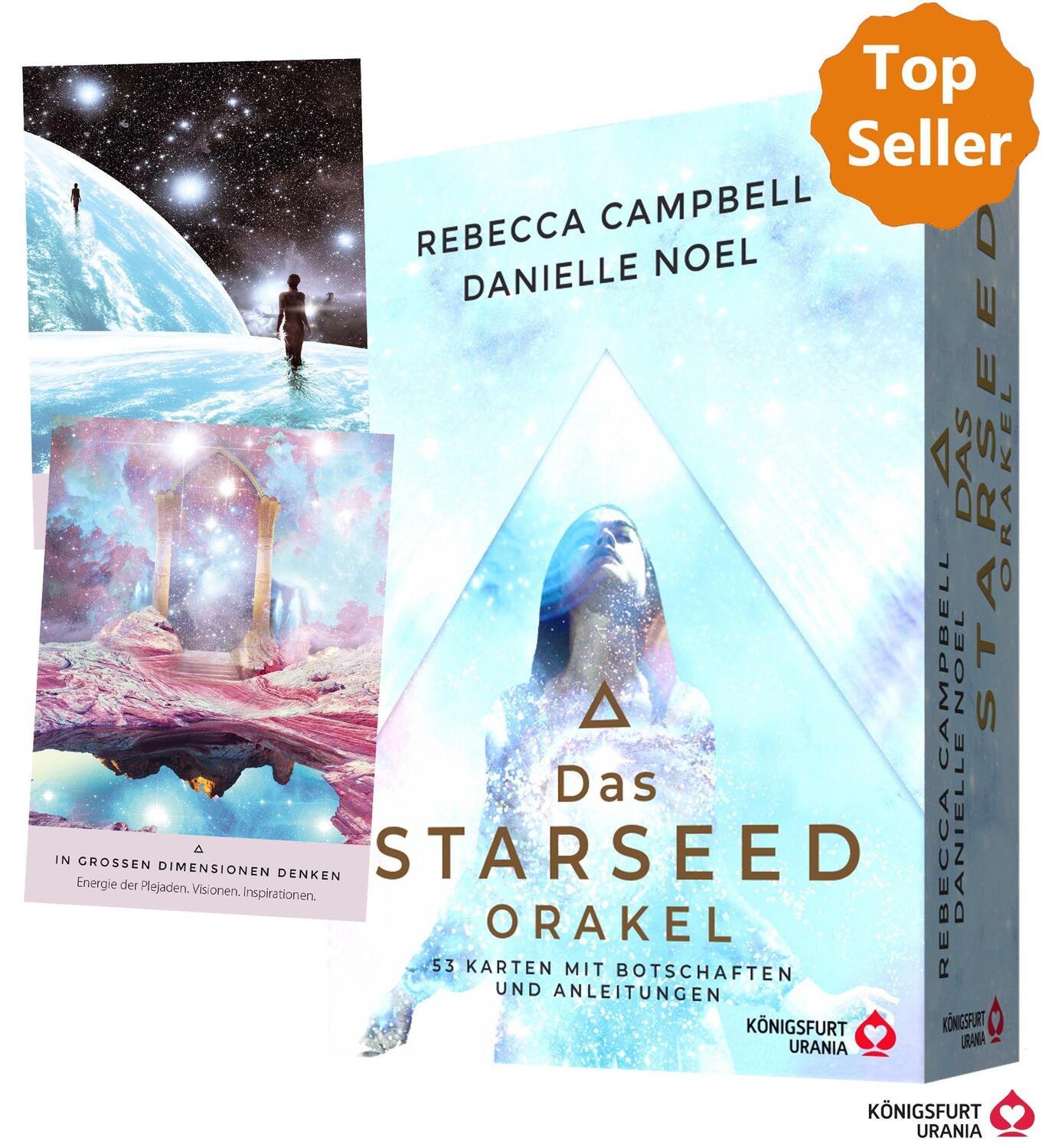 Cover: 9783868267839 | Starseed Orakel | 53 Karten mit Anleitung | Rebecca Campbell | Buch