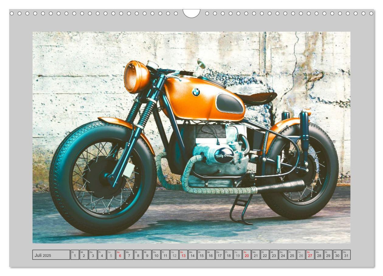 Bild: 9783383949838 | Vintage Bikes. Traumhafte Motorrad-Oldies (Wandkalender 2025 DIN A3...