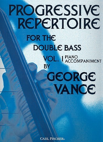 Cover: 9780825833281 | Progressive Repertoire for Double Bass - Vol. 1 | Piano Accompaniment