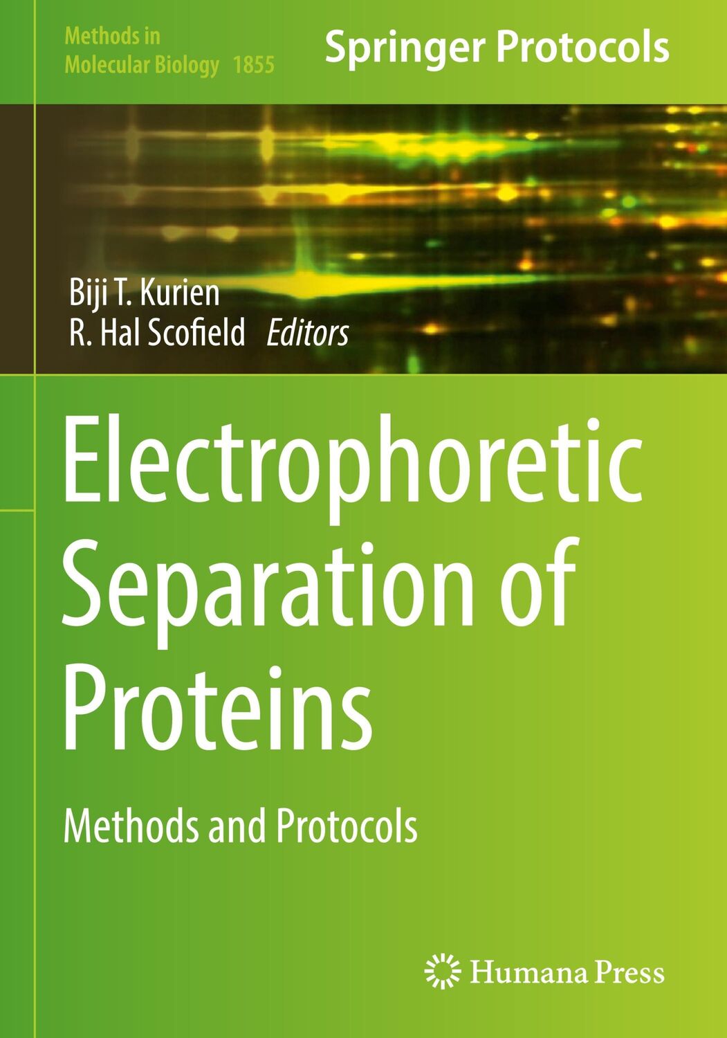 Cover: 9781493987924 | Electrophoretic Separation of Proteins | Methods and Protocols | Buch