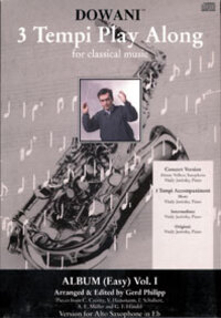 Cover: 632977120018 | Album Vol. I for Alto Saxophone in Eb and Piano | Dowani