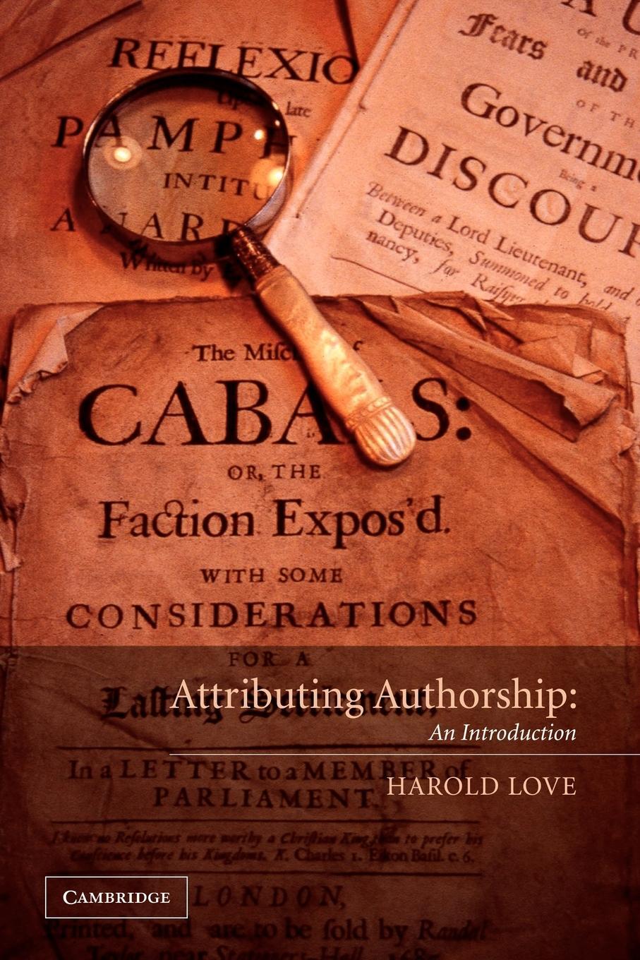 Cover: 9780521789486 | Attributing Authorship | An Introduction | Harold Love | Taschenbuch