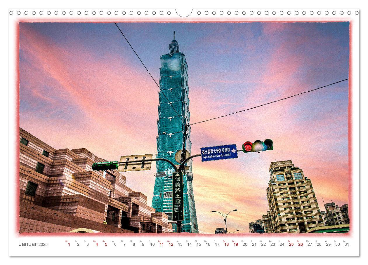 Bild: 9783383912252 | Taipeh, Hauptstadt von Taiwan (Wandkalender 2025 DIN A3 quer),...