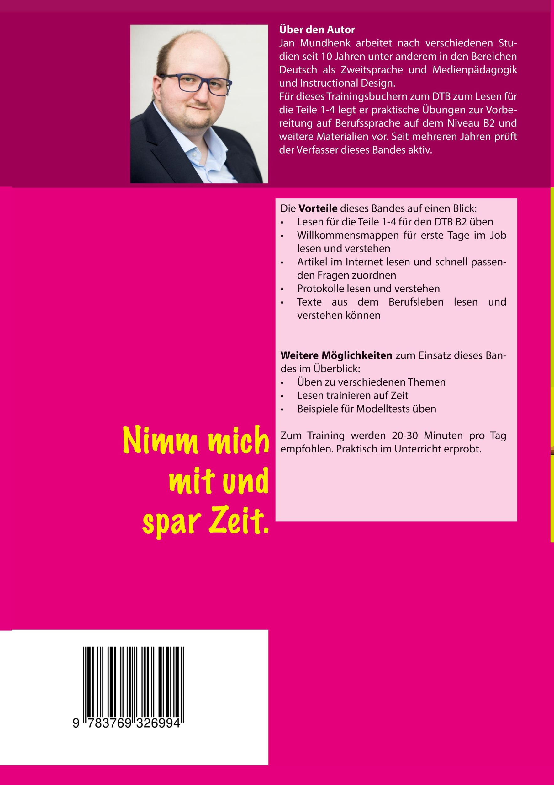 Rückseite: 9783769326994 | Fit werden für DTB B2: Lesen | Teile 1-4 | Jan Mundhenk | Taschenbuch