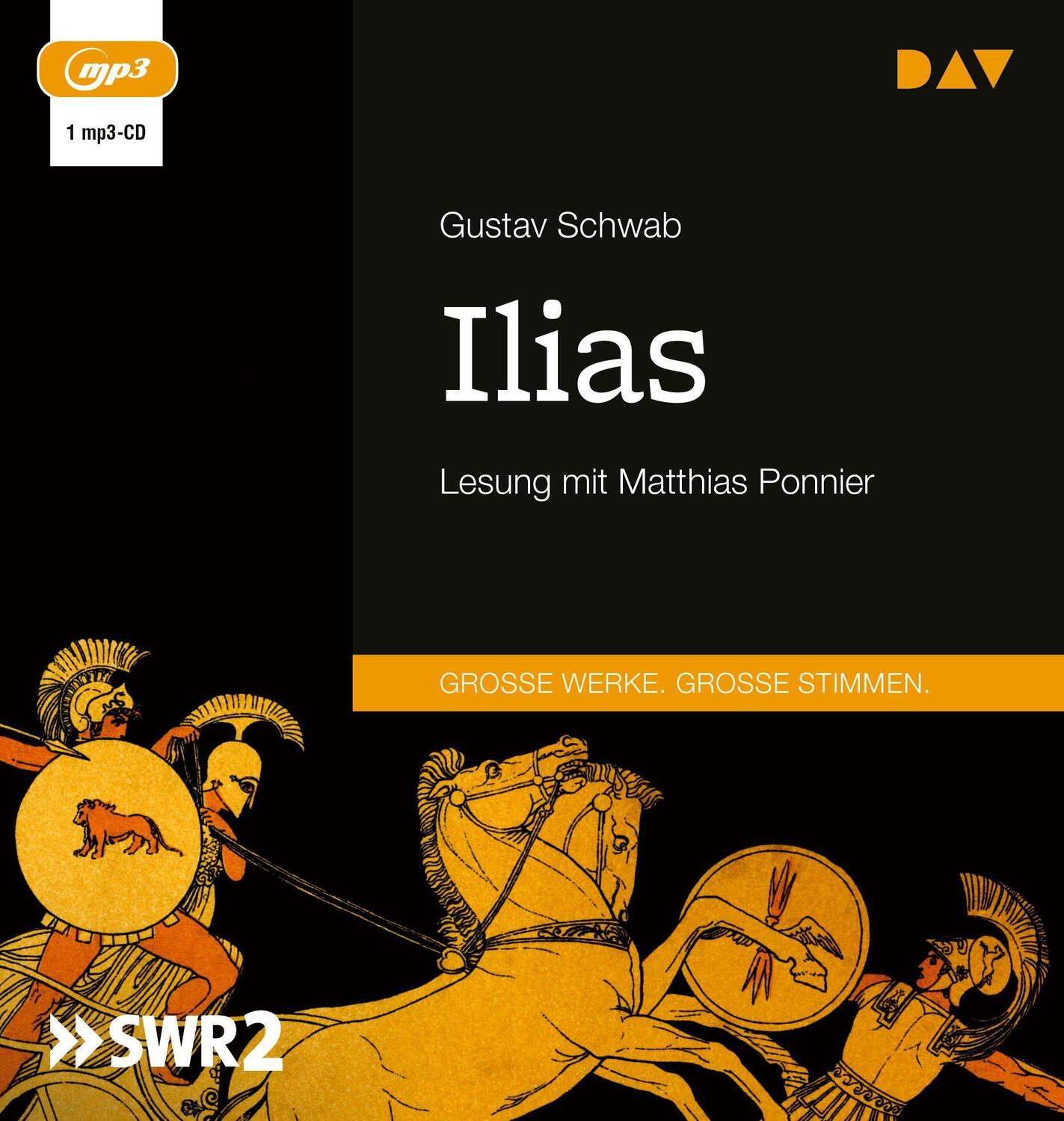 Cover: 9783742423443 | Ilias | Lesung mit Matthias Ponnier | Gustav Schwab | MP3 | Deutsch