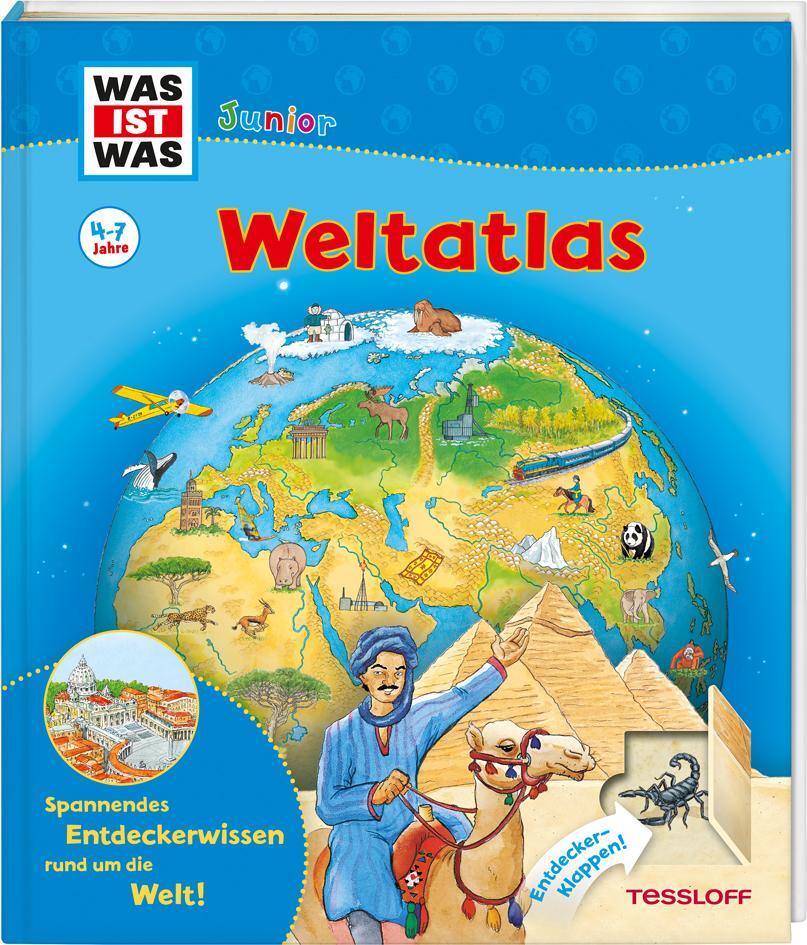 Cover: 9783788622206 | WAS IST WAS Junior Weltatlas für Kinder | Heike Herrmann (u. a.)