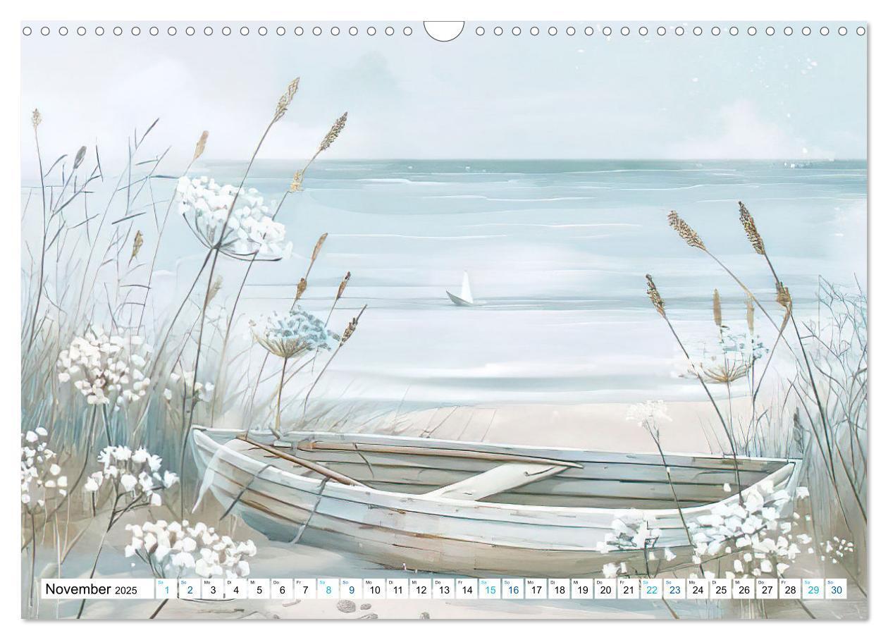 Bild: 9783457170342 | Strandträume in Aquarell (Wandkalender 2025 DIN A3 quer), CALVENDO...