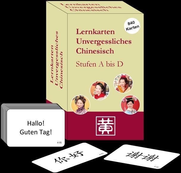 Bild: 4280000116055 | Lernkarten Unvergessliches Chinesisch | Stufen A bis D | Huang (u. a.)