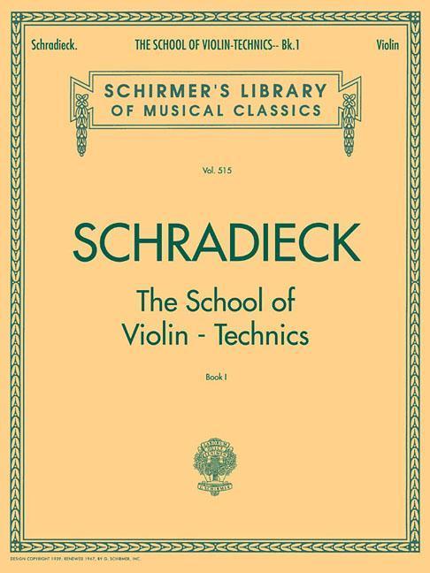 Cover: 9780793554331 | School of Violin Technics - Book 1 | Schradieck Henry | Taschenbuch