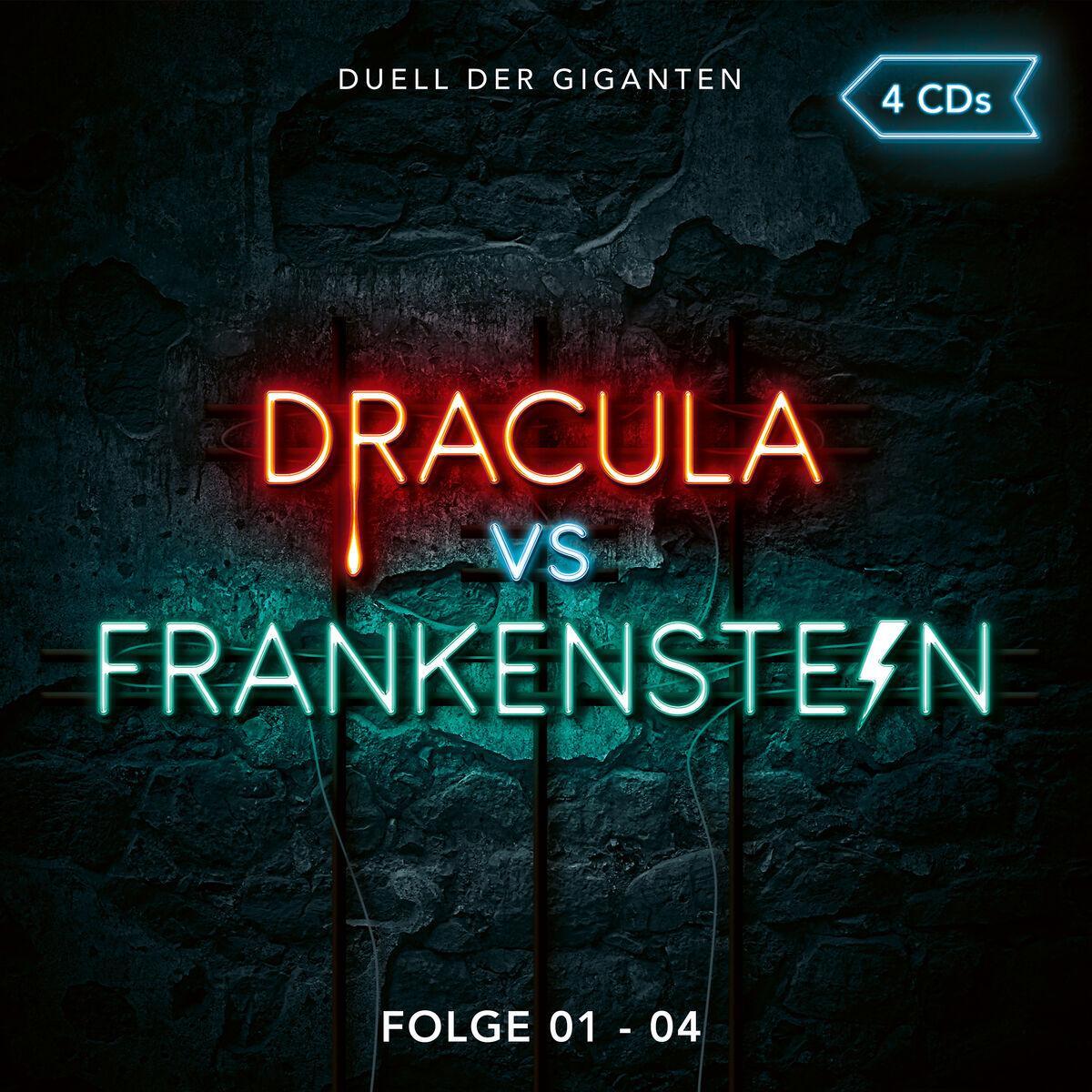 Cover: 602448510846 | Dracula vs Frankenstein. Folge 01 - 04 (Hörspielbox) | Audio-CD | 2024