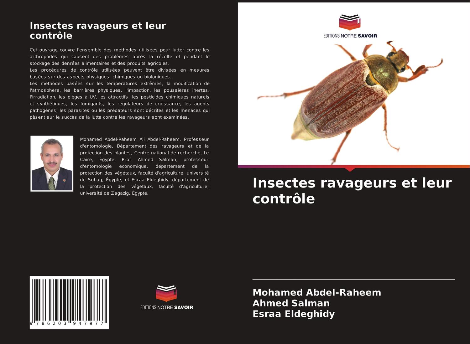 Cover: 9786203947977 | Insectes ravageurs et leur contrôle | Mohamed Abdel-Raheem (u. a.)