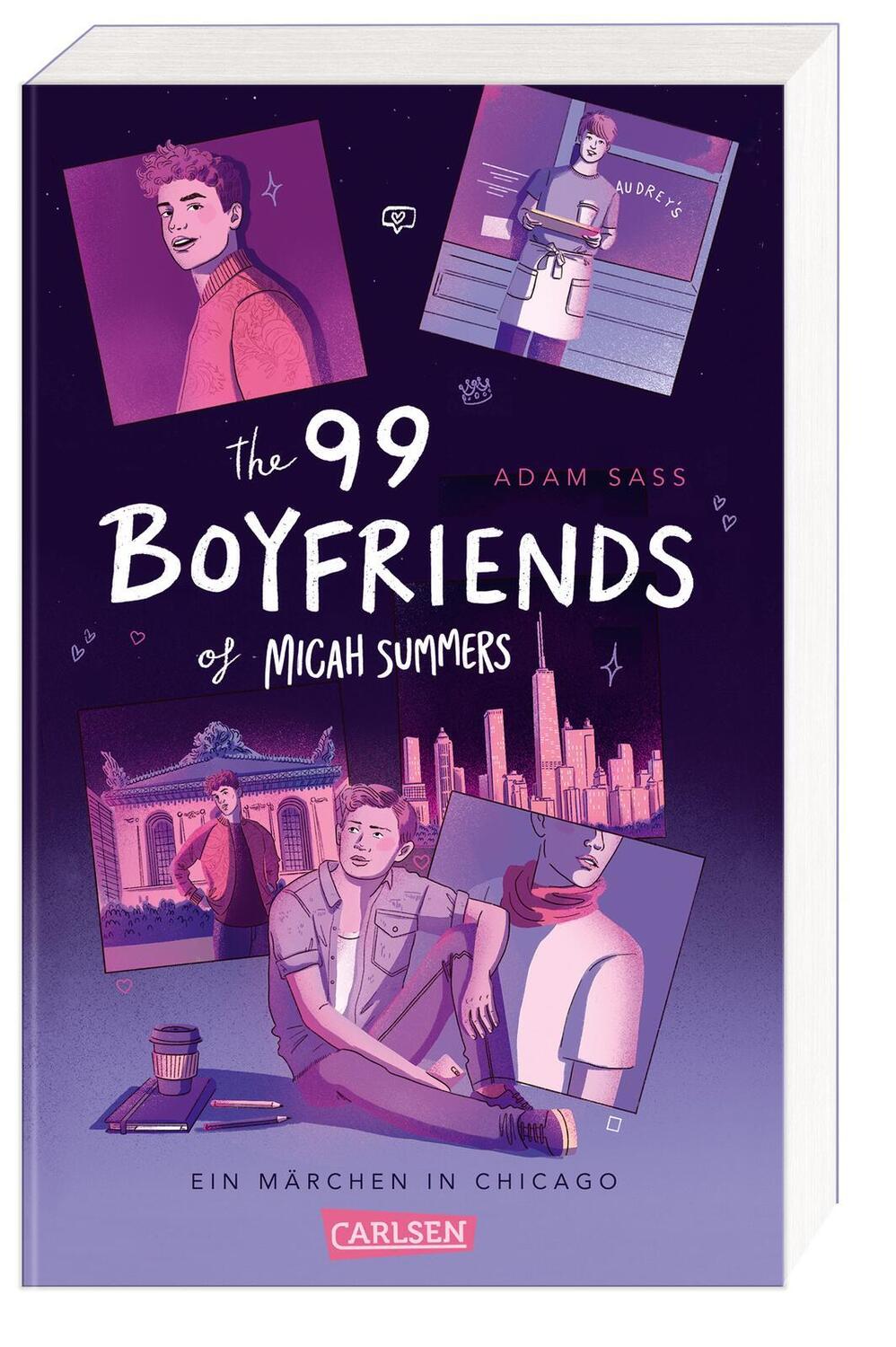 Cover: 9783551557797 | The 99 Boyfriends of Micah Summers - Ein Märchen in Chicago | Sass