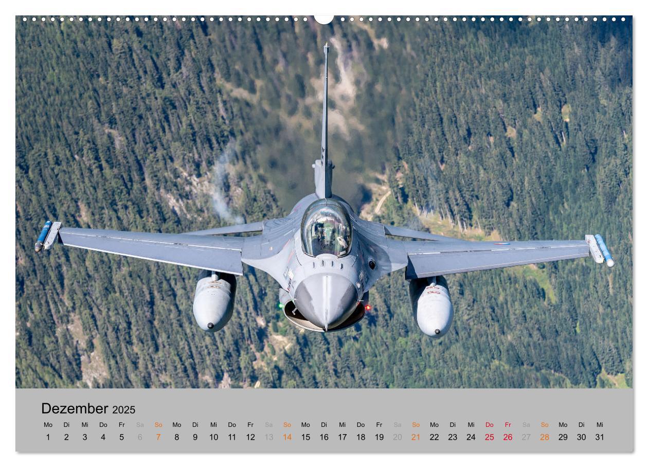 Bild: 9783383980732 | Kampfjet F-16 The Fighting Falcon (Wandkalender 2025 DIN A2 quer),...