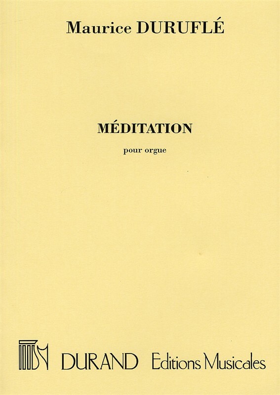 Cover: 9790044073535 | Meditation pour orgue | Maurice Duruflé | Buch | 2002