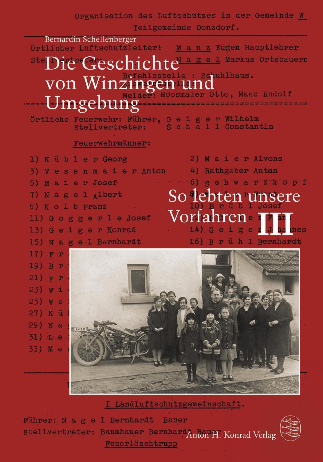 Cover: 9783874376020 | Die Geschichte von Winzingen und Umgebung | Bernardin Schellenberger