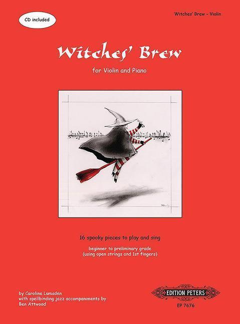 Cover: 9790577084534 | Witches' Brew for Violin and Piano -- 16 Spooky Pieces to Play and...