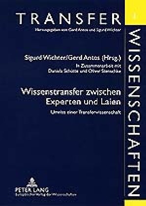 Cover: 9783631365724 | Wissenstransfer zwischen Experten und Laien | Sigurd Wichter (u. a.)