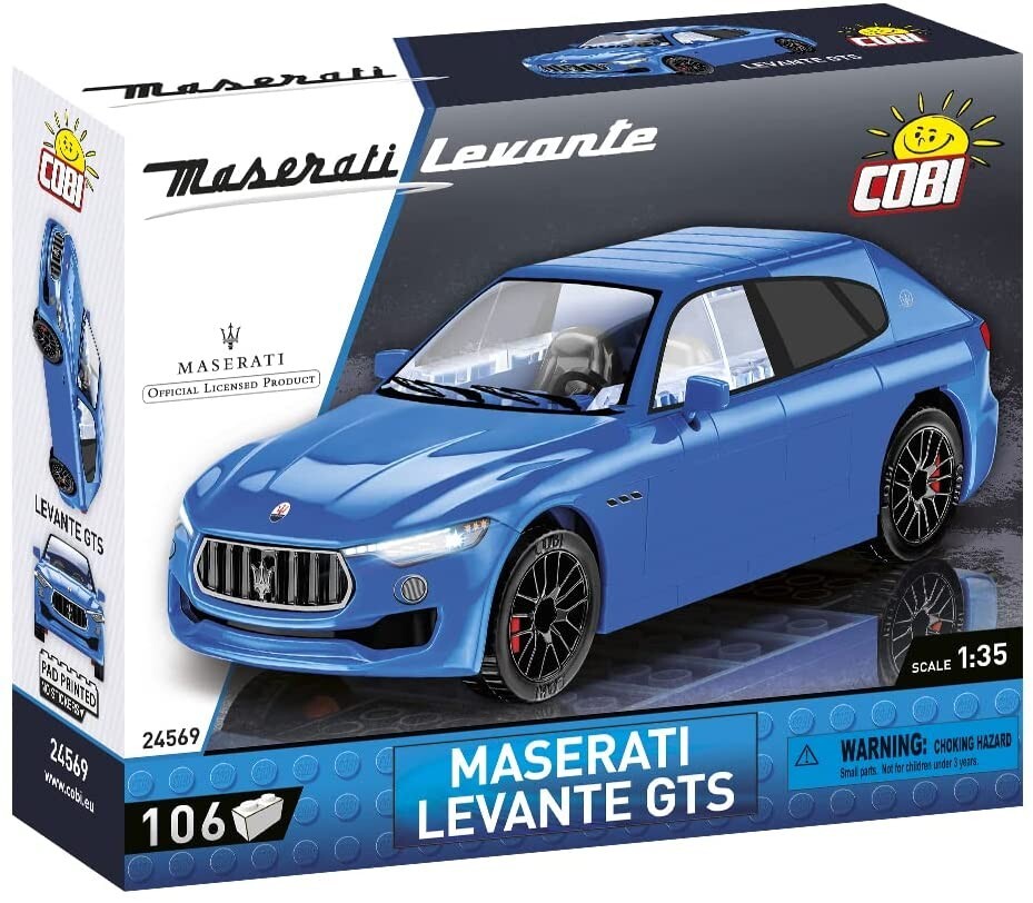 Cover: 5902251245696 | COBI 24569 - Maserati Levante GTS, Blau, Luxus-Sportwagen, Bausatz
