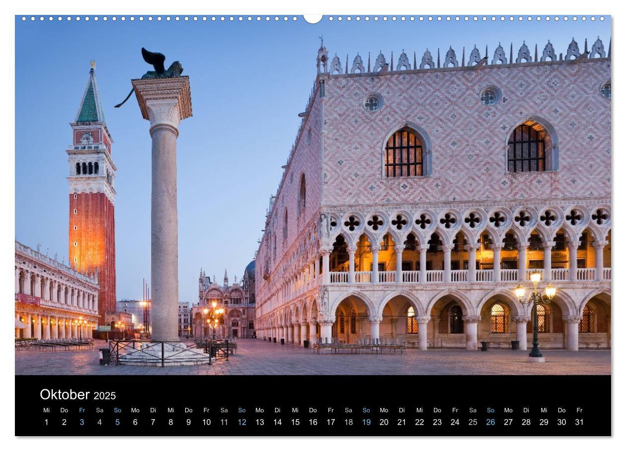 Bild: 9783435555116 | Venedig bei Nacht 2025 (hochwertiger Premium Wandkalender 2025 DIN...