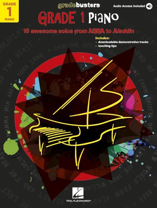 Cover: 9781540043900 | Gradebusters Grade 1 - Piano | 15 Awesome Solos from Abba to Aladdin