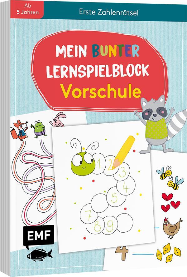 Cover: 9783745910698 | Mein bunter Lernspielblock - Vorschule: Erste Zahlenrätsel | Buch