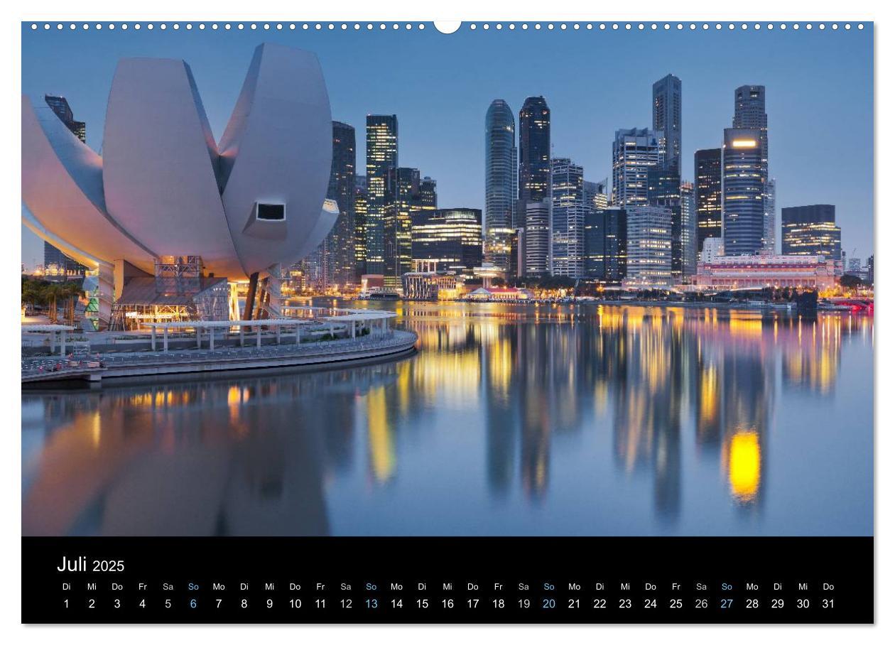 Bild: 9783435564767 | Metropolen zur blauen Stunde 2025 (Wandkalender 2025 DIN A2 quer),...