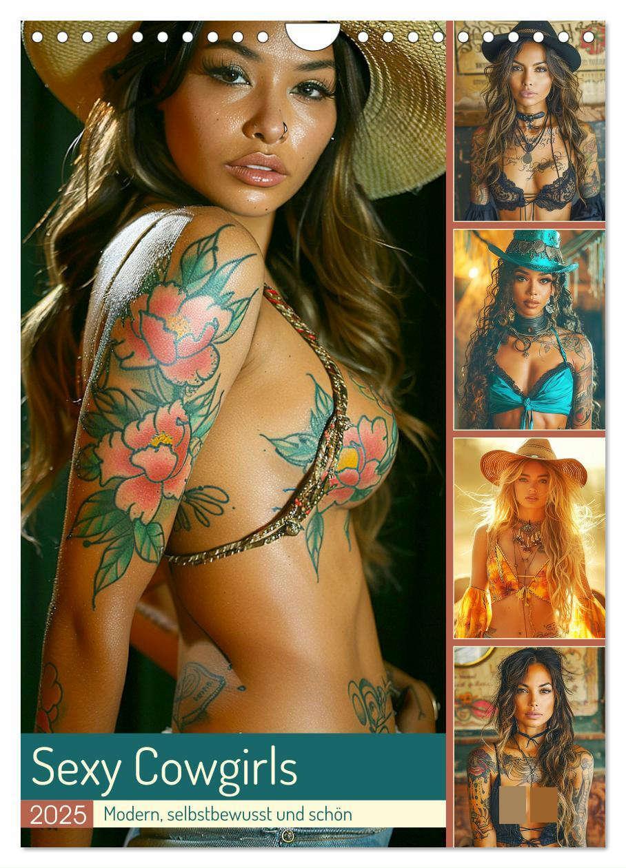 Cover: 9783457169629 | Sexy Cowgirls. Modern, selbstbewusst und schön (Wandkalender 2025...