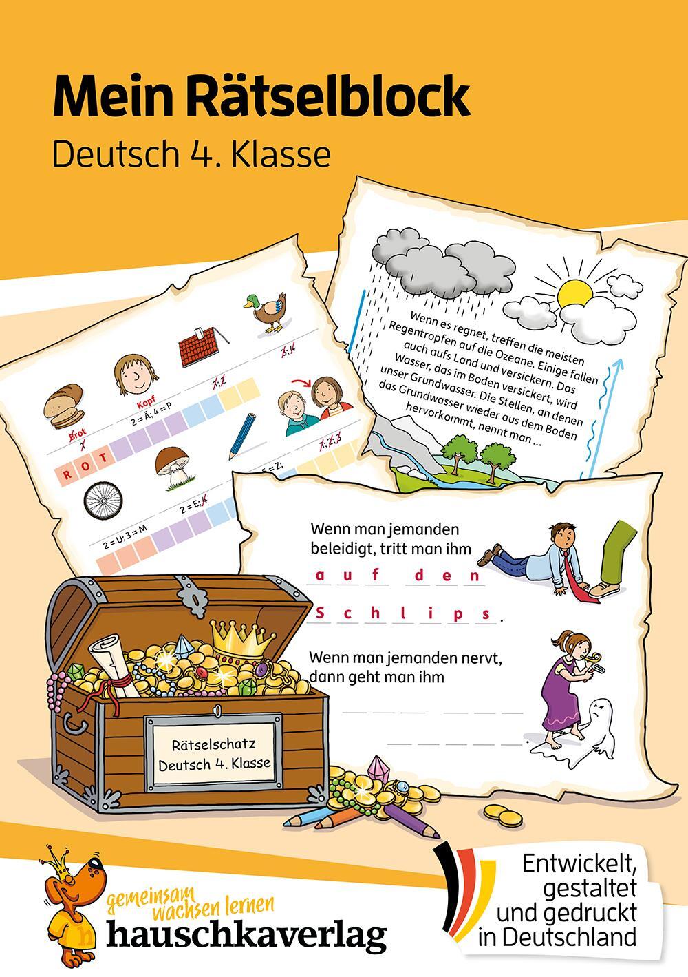 Cover: 9783881006842 | Mein Rätselblock Deutsch 4. Klasse | Christiane Wittenburg | Buch