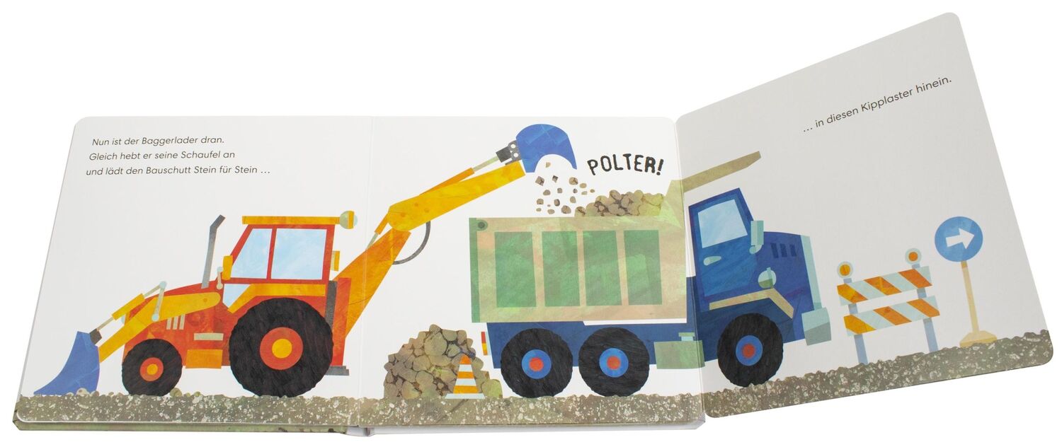 Bild: 9783831042104 | Auf der Baustelle | Pappbilderbuch mit Ausklappseiten ab 1 Jahr | Buch