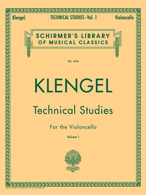 Cover: 73999619607 | Julius Klengel: Technical Studies for the Violoncello, Volume 1 | Buch