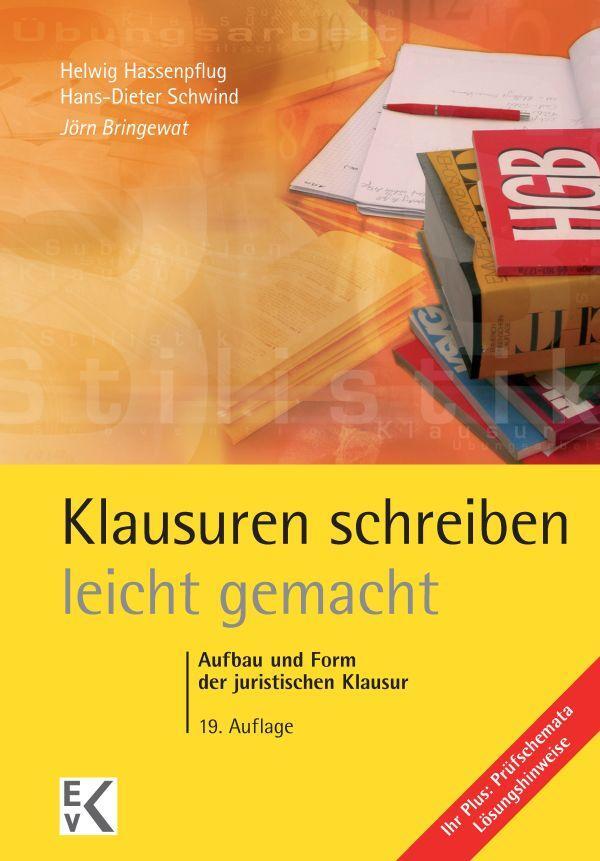Cover: 9783874403511 | Klausuren schreiben - leicht gemacht | Jörn Bringewat | Taschenbuch