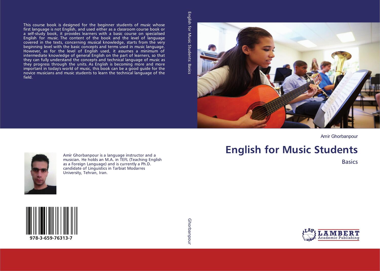 Cover: 9783659763137 | English for Music Students | Basics | Amir Ghorbanpour | Taschenbuch