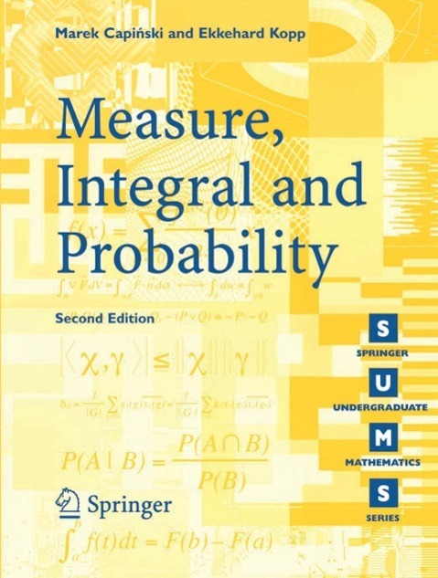 Cover: 9781852337810 | Measure, Integral and Probability | Peter E. Kopp (u. a.) | Buch
