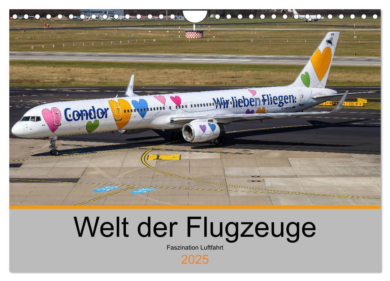 Cover: 9783435267682 | Welt der Flugzeuge - Faszination Luftfahrt 2025 (Wandkalender 2025...