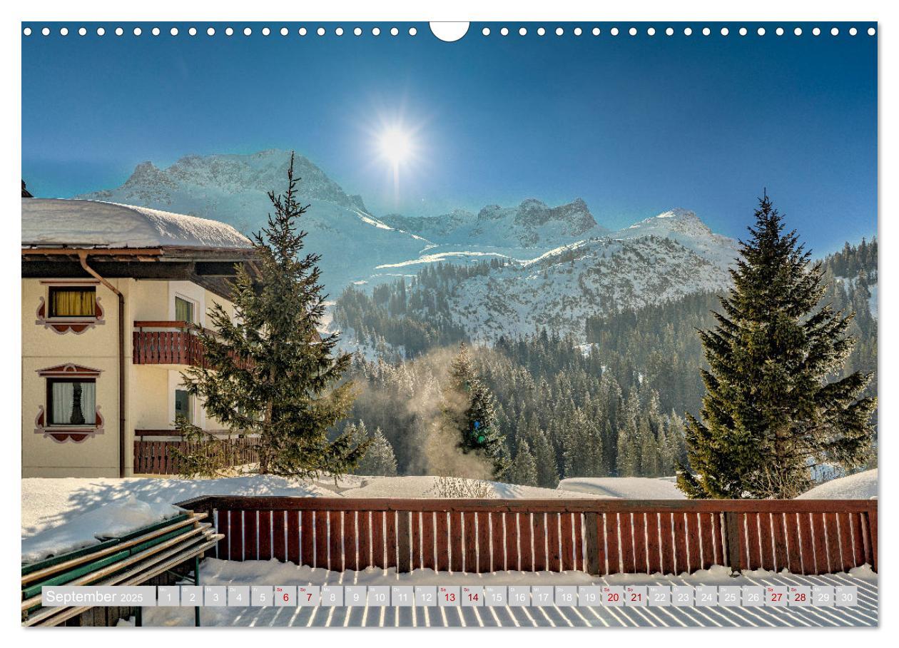 Bild: 9783435232888 | Arlberg - magic of winter (Wandkalender 2025 DIN A3 quer), CALVENDO...